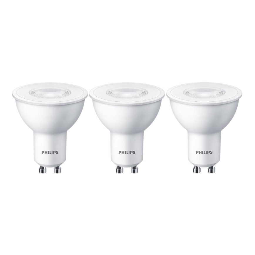 SET 3x LED Žarulja Philips GU10/4,7W/230V 2700K