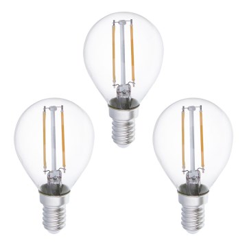 SET 3x LED žarulja VINTAGE E14/2W/230V 2700K - Eglo 10719