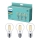 SET 3x LED Žarulja VINTAGE Philips E27/4,3W/230V 2700K