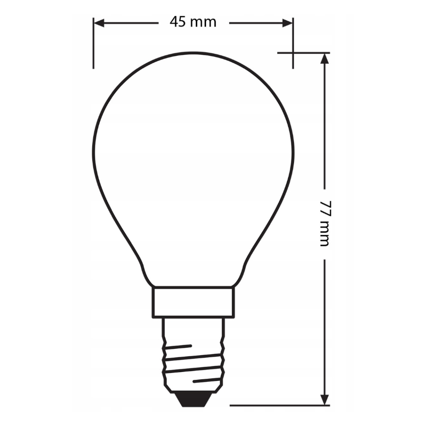 SET 3x LED žarulje BASE CLASSIC FILAMENT E14/5,9 W/230 V 4000 K - Osram