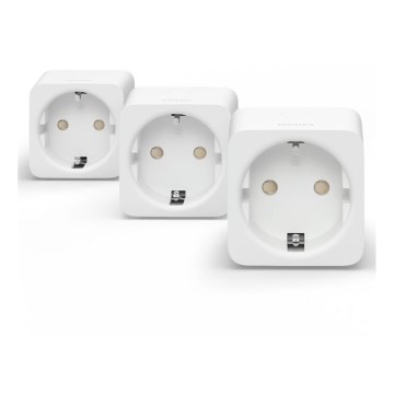 SET 3x Pametna utičnica Philips Hue Smart plug EU SCHUKO