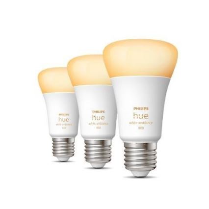 Komplet 3x prigušivih LED žarulja Philips Hue WHITE AMBIANCE A60 E27/6W/230V 2200-6500K