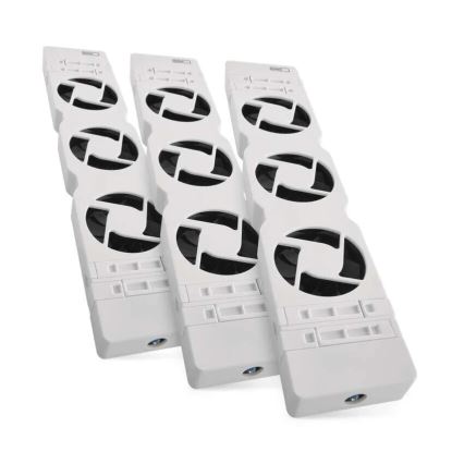 SET 3x Ventilator za radijator 5/230V bijela