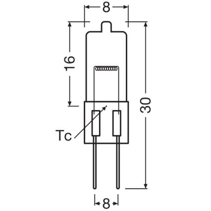 Set 3x žarulja za pećnicu HALOSTAR G4/10W/12V 2700K - Osram
