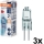 SET 3x žarulja za pećnicu HALOSTAR G4/20W/12V 2700K - Osram
