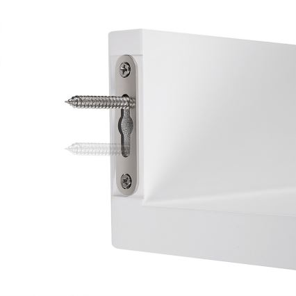 Set 3x zidnih polica SHELFY, bijele boje
