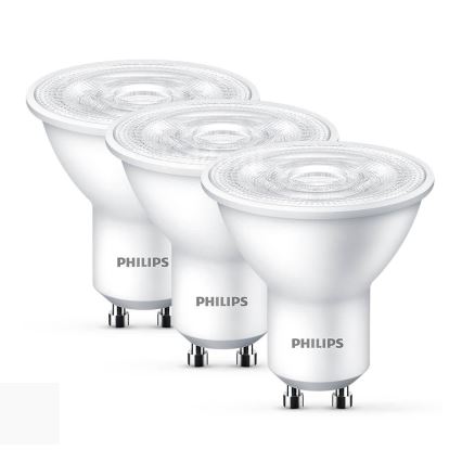 SET 3xLED žarulja Philips GU10/4,7W/230V 2700K