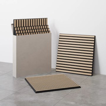 SET 4x Akustični obložni panel VASAVIK 60x60 cm prirodni hrast