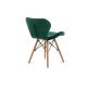 SET 4x Blagovaonska stolica TRIGO 74x48 cm svjetlozelena/bukva