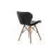 SET 4x Blagovaonska stolica TRIGO 74x48 cm tamno siva/bukva