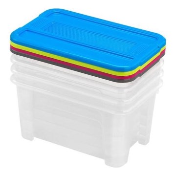 SET 4x Kutija za pohranu TEX BOX 4,5 l