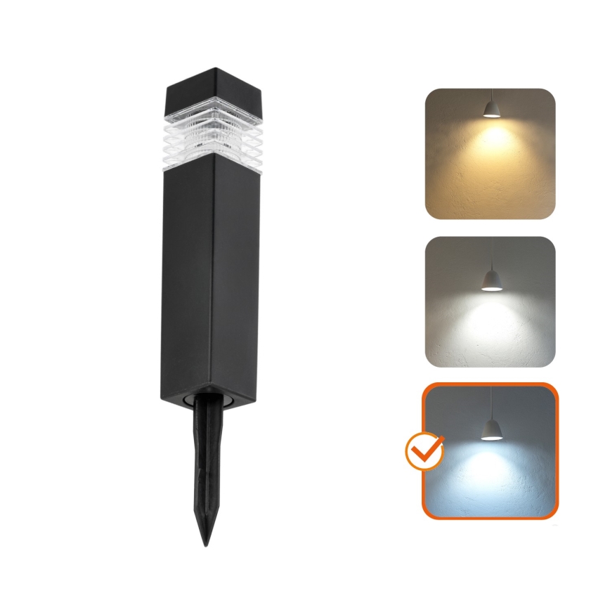 SET 4x LED Solarna lampa LED/0,06W/1,2V 1xAAA 6000K IP44 100 mAh