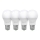 SET 4x LED Žarulja ECOLINE A60 E27/10W/230V 4000K - Brilagi