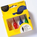 SET 4x Zamjenska žarulja GLORIA E10/14V/0,1A u boji, Proizvedeno u Češkoj