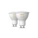SET 4x LED Prigušiva žarulja Philips Hue WHITE AMBIANCE GU10/5W/230V 2200-6500K