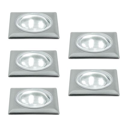 SET 5x LED Podna svjetiljka 5xLED/0,5W/230/12V