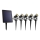 SET 5x LED Vanjska lampa sa solarnim panelom LED/4000 mAh IP44