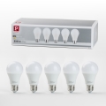 SET 5x LED Žarulja A60 E27/9W/230V 2700K - Paulmann 28780