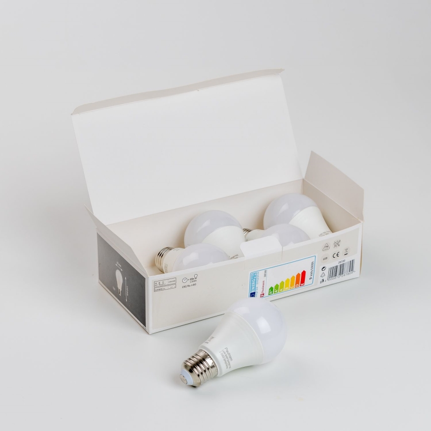 SET 5x LED Žarulja A60 E27/9W/230V 2700K - Paulmann 28780