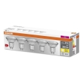 SET 5x LED Žarulja PAR16 GU10/4,3W/230V 2700K 120° - Osram