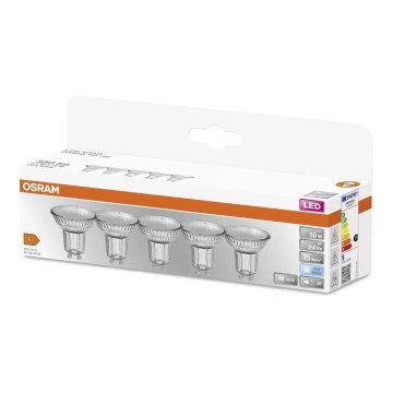 SET 5x LED Žarulja PAR16 GU10/4,3W/230V 4000K 36° - Osram