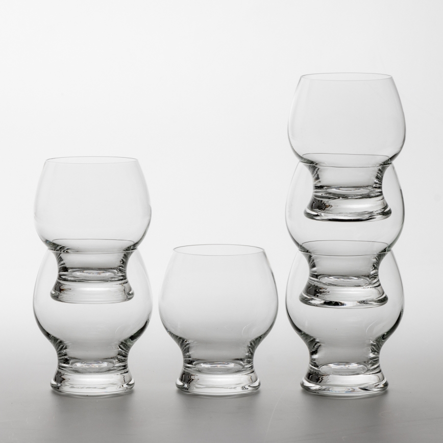 Set 6x čaša Lady 250 ml prozirna