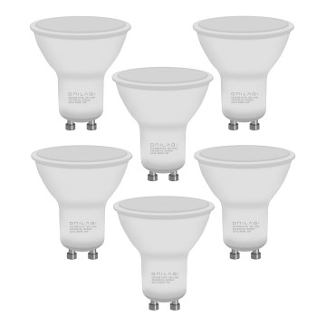 SET 6x LED Žarulja ECOLINE GU10/6W/230V 4000K - Brilagi