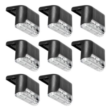 SET 8x LED Solarna rasvjeta za stubište LED/0,06W/1,2V 3000K IP44 600 mAh