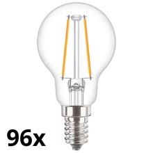 SET 96x LED Žarulja VINTAGE P45 E14/2W/230V 2700K