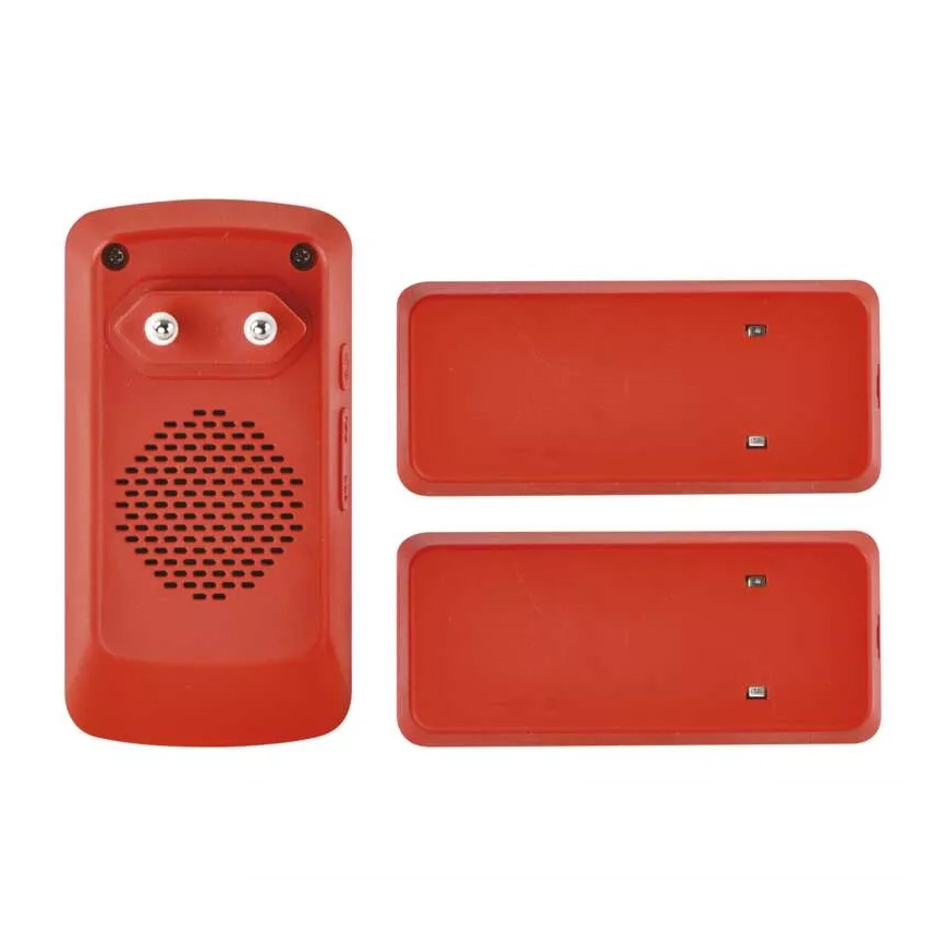 SET Bežično zvono za utičnicu + 2x tipka 230V IP44