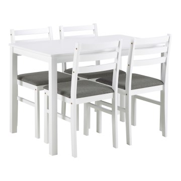 Set blagovaonskog stola i 4 stolice EMILY bijela