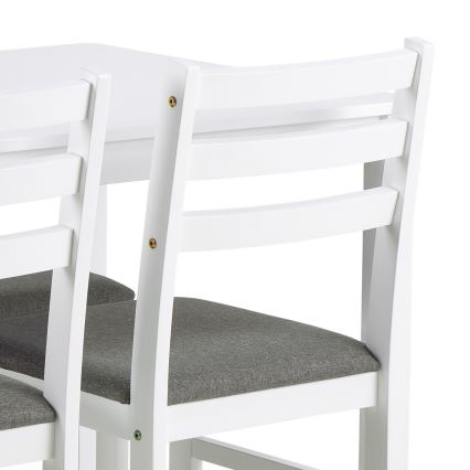 Set blagovaonskog stola i 4 stolice EMILY bijela