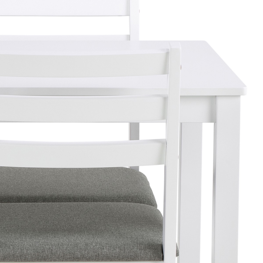 Set blagovaonskog stola i 4 stolice EMILY bijela