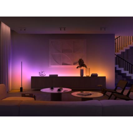 SET - LED RGBW Prigušiva traka Philips Hue WHITE AND COLOR AMBIANCE 2m LED/20W/230V + 4x Prigušiva žarulja Philips A60 E27/6,5W/230V 2000-6500K