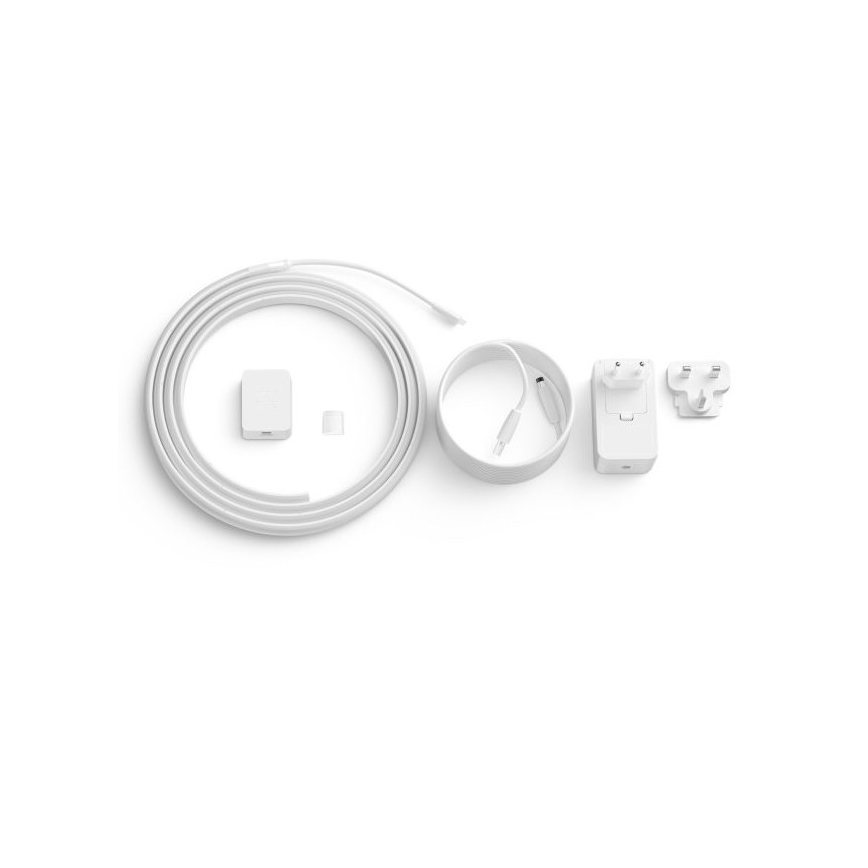 SET - LED RGBW Prigušiva traka Philips Hue WHITE AND COLOR AMBIANCE 2m LED/20W/230V + 4x Prigušiva žarulja Philips A60 E27/6,5W/230V 2000-6500K