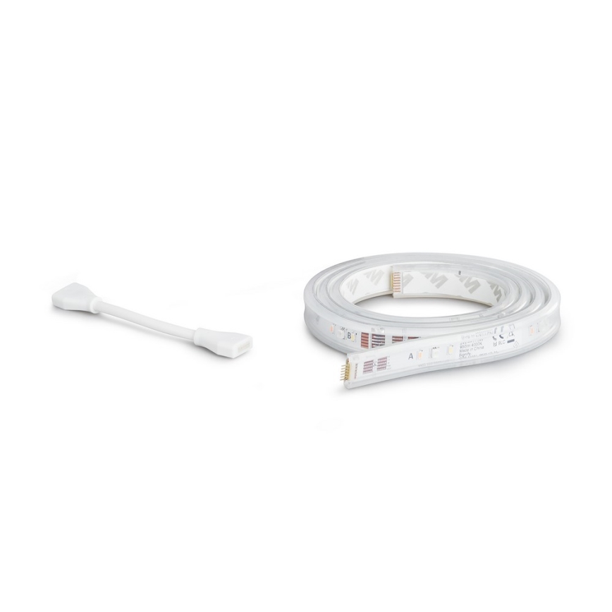 SET - LED RGBW prigušivačka Philips Hue WHITE AND COLOR AMBIANCE 2m LED/20W/230V + traka 1m LED/11W/12V