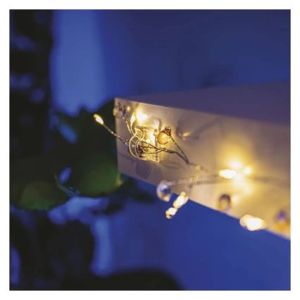 Set od 10 držača za božićne lampice