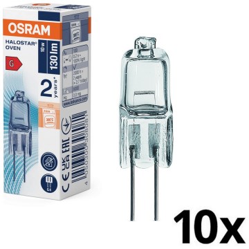 Set od 10 žarulja za pećnicu HALOSTAR G4/10W/12V 2700K - Osram