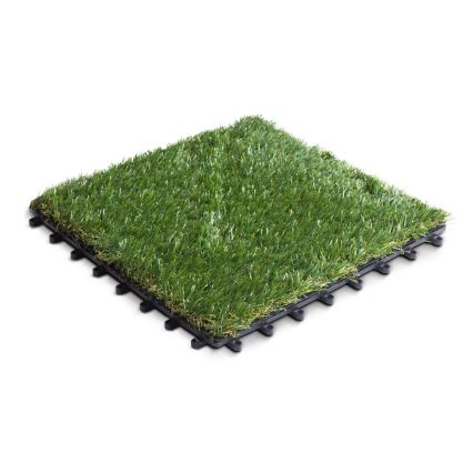 Set od 11 komada umjetne trave 30x30 cm, visina vlakna 20 mm, zelena