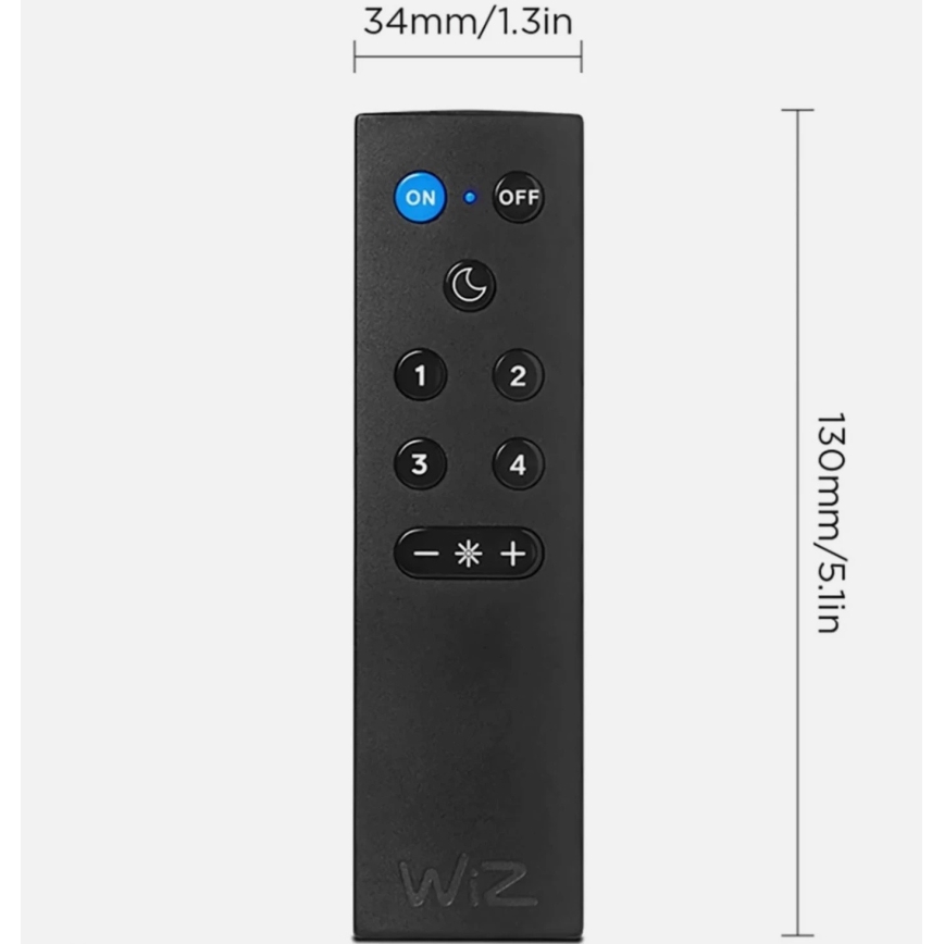 SET 2x prigušiva LED žarulja A60 E27/9W/230V 2700K Wi-Fi + daljinski upravljač - WiZ