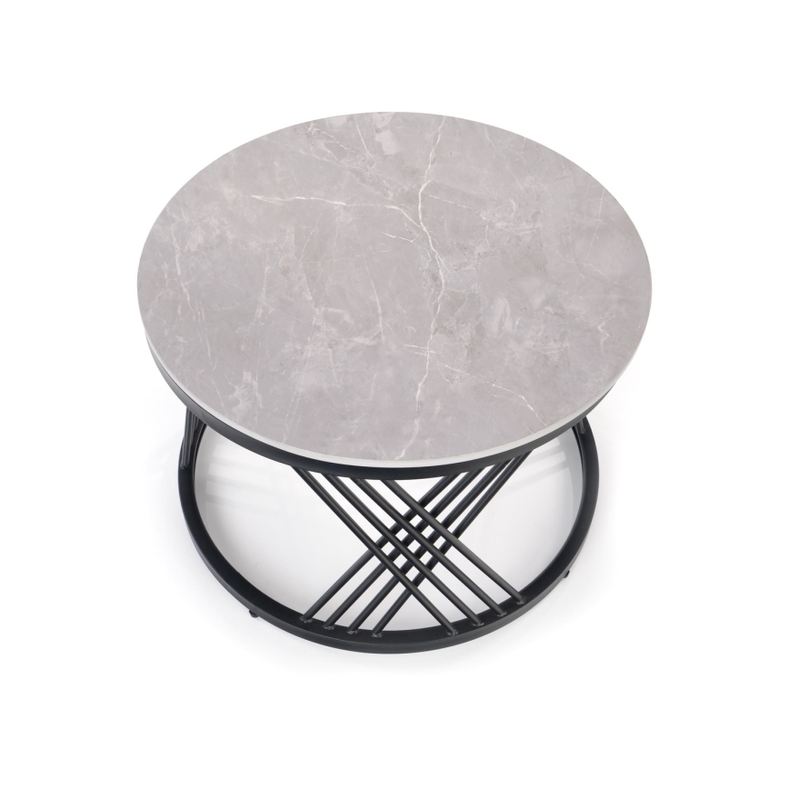 Set od 2 konferencijska stolića ELEGRA u sivoj boji