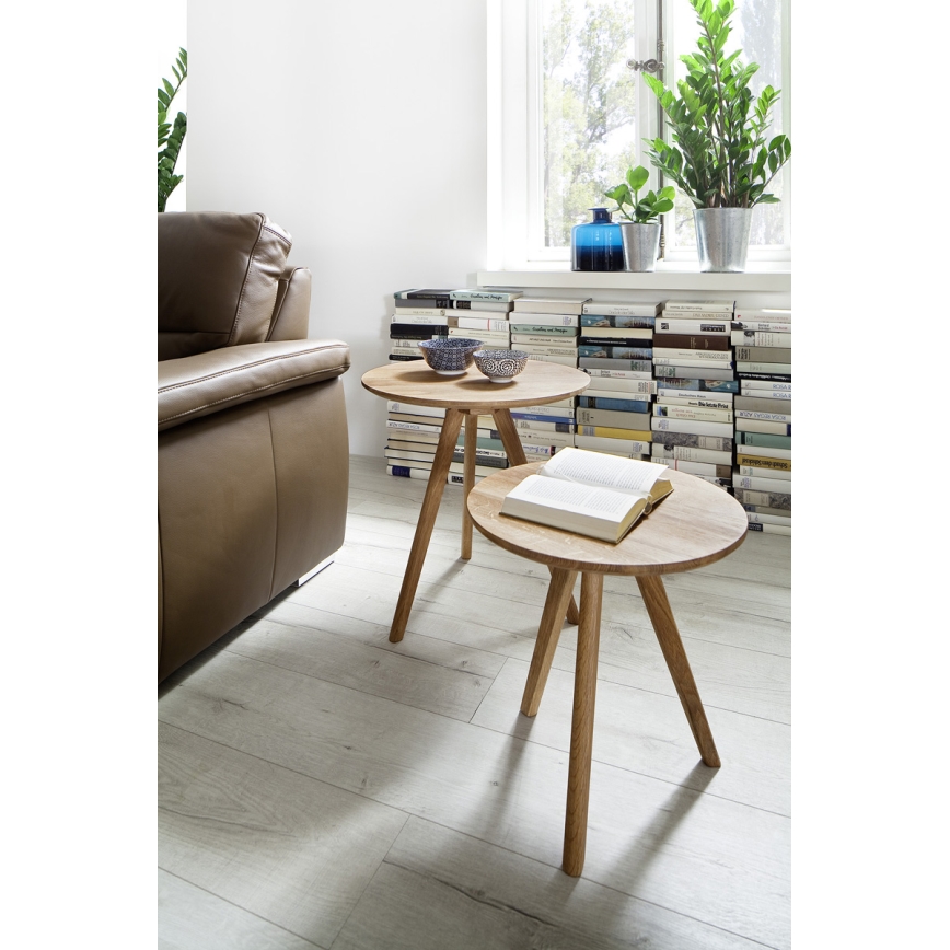 Set od 2 konferencijska stolića VEYLOR, hrast