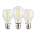 Set od 3 LED žarulje VINTAGE A60 E27/3,8W/230V 2700K - Eglo 110437