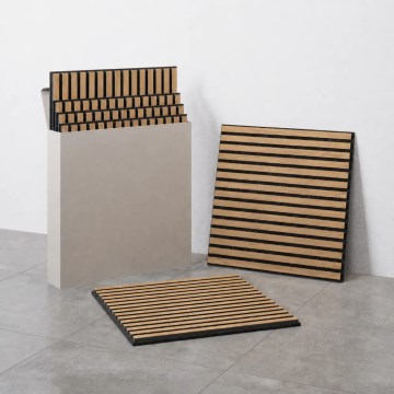 Set od 4 komada akustičnih panela VASAVIK 60x60 cm, uljani hrast