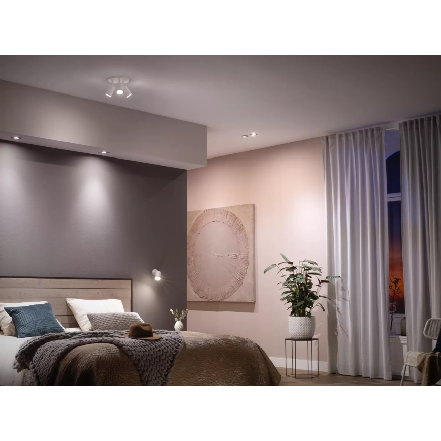 Komplet 4x prigušive LED žarulje Philips Hue WHITE AMBIANCE GU10/4,2W/230V 2200-6500K