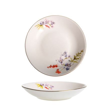 Set posuđa, 29 komada — šareni porculan
