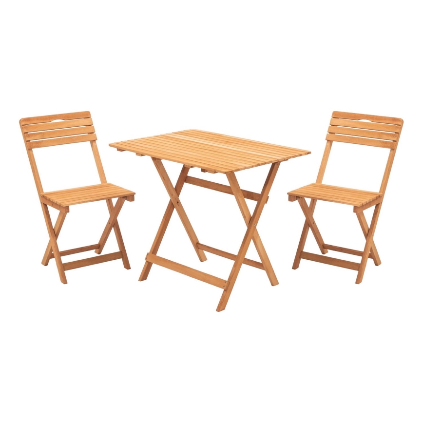 Set za balkon od bukovine