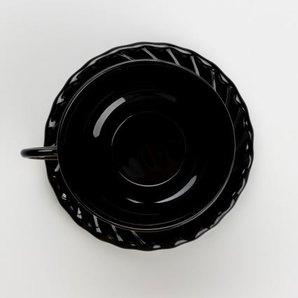 Set za čaj crna buket cvijeća br. 1