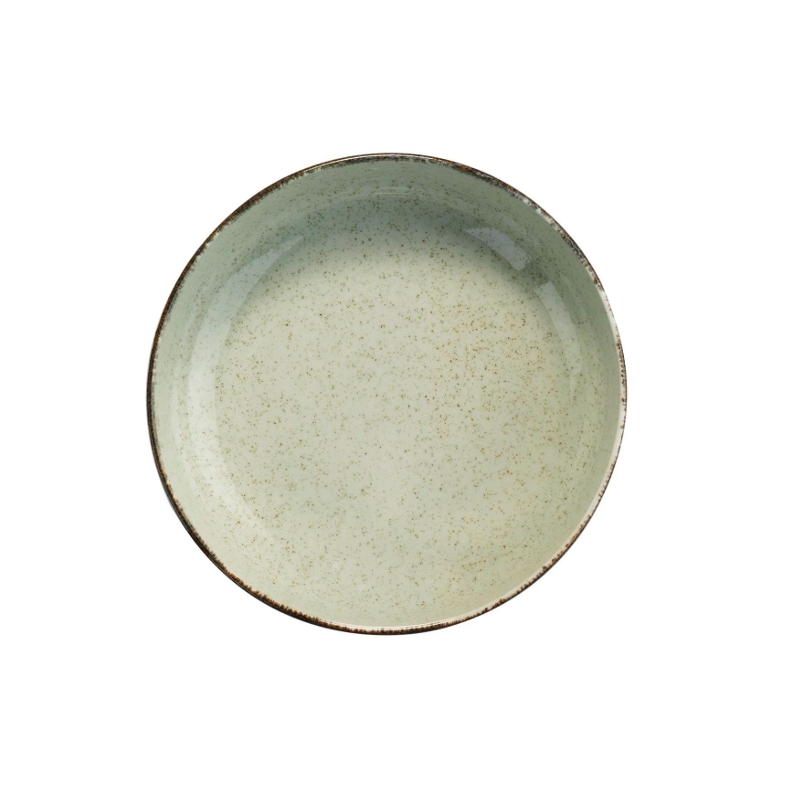 Set za jelo 12 kom, zelene boje/porculan