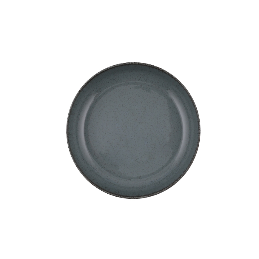 Set za jelo, 16-dijelni, sivi/porculan